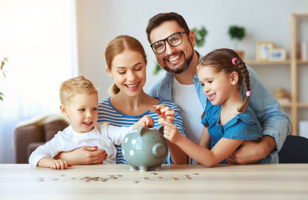 Family Teaching Financial Literacy for Teens